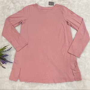 NEW J. Jill Supima Cotton Forward Seam Tunic Top